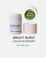 Bobadan Bright Burst Deo Stick 15g | Natural Deodorant, Lemon Rosemary