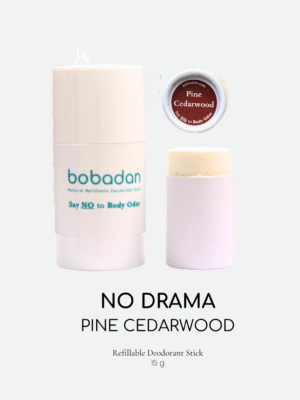 Bobadan No Drama Deo Stick 15g | Natural Deodorant, Pine Cedarwood