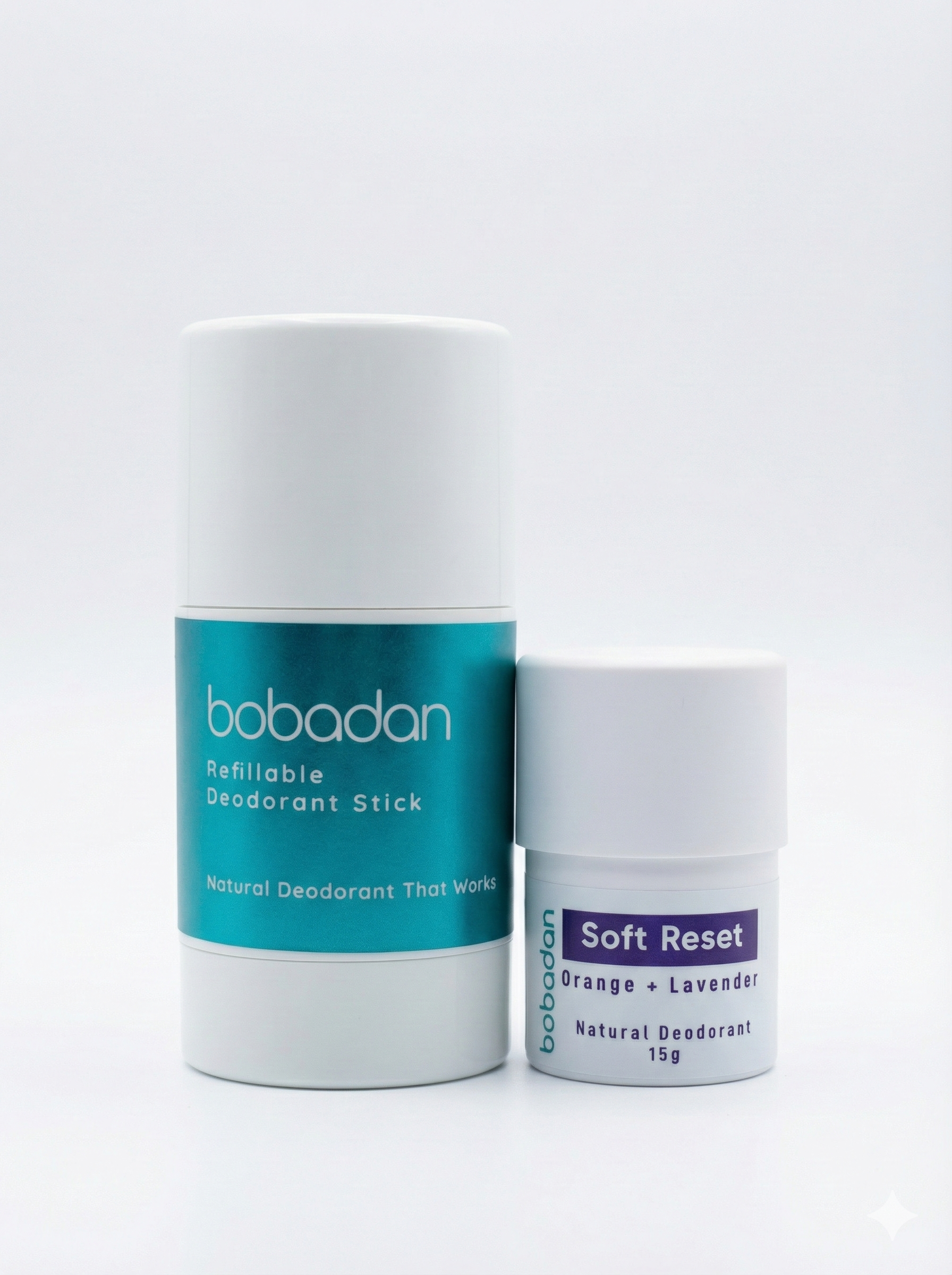 Bobadan Soft Reset Deo Stick 15g | Natural Deodorant, Orange Lavender