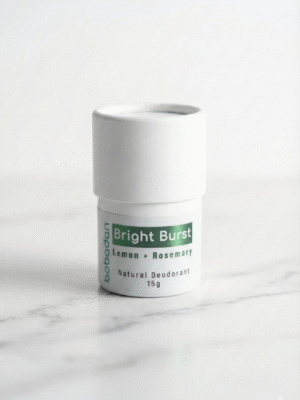 Refill Catridge – Bobadan Bright Burst 15g | Lemon Rosemary Natural Deodorant  for Morning Freshness